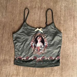 Gorgeous green renaissance tank top